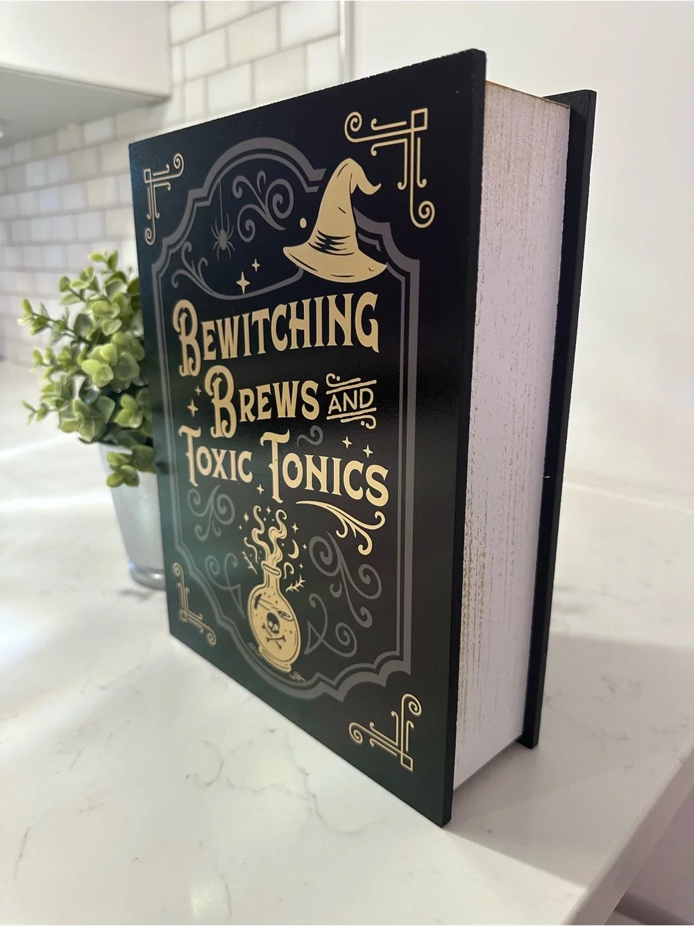 Target Bullseye Playground Halloween 2026 Wood Book Decor - Bewitching Brews